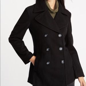 ***NWT*** Old Navy Brushed Flannel Peacoat